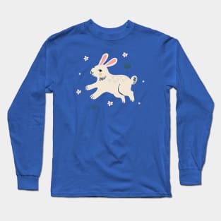 Rabbit and Daisies Long Sleeve T-Shirt